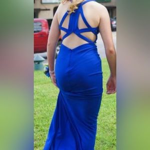 Royal blue king dress. Worn once